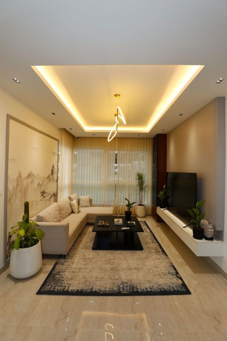 Living Room, purva-sparkling-springs 3 Bedroom 3000 Sq.Ft. Villa In Bannerghatta Bangalore 10423018