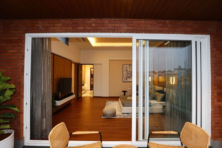 Living Room, purva-sparkling-springs 3 Bedroom 3000 Sq.Ft. Villa In Bannerghatta Bangalore 10423018
