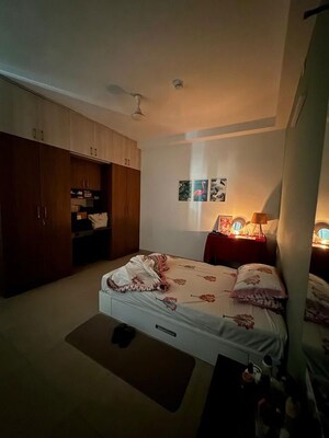 Bedroom in 3 BHK Apartment at Bhartiya City Nikoo Homes II, Thanisandra Main Road – for Rent