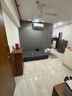Living Room in 2 BHK Apartment at Platinum Tower 1, Andheri West – for Rent