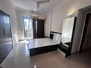 Living Room in 2 BHK Apartment at K Raheja Heights, Malad East – for Rent
