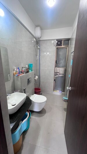 Bathroom in 2 BHK Apartment at Raymond Ten X Habitat, Pokhran Road No Two – for Rent