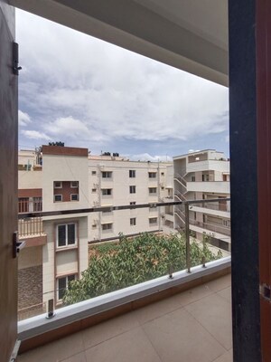 Balcony in 2 BHK Builder Floor at Hal Layout – for Rent