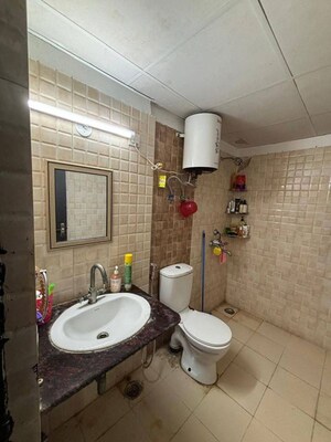 Bathroom in 3 BHK Builder Floor at Saket – for Rent