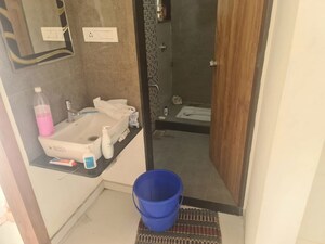 Bathroom in 2 BHK Apartment at Vision Indramegh, Tathawade – for Rent