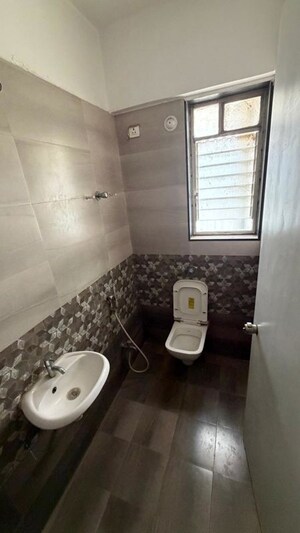 Bathroom in 3 BHK Apartment at Vision Indramegh, Tathawade – for Rent