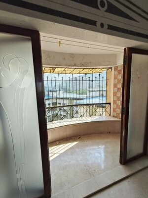Balcony in 3 BHK Apartment at Happy Valley, Manpada – for Rent