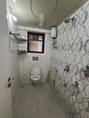 Bathroom in 3 BHK Apartment at Happy Valley, Manpada – for Rent