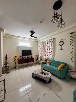 Living Room in 2 BHK Apartment at Apoorva Lakeside, Basavanagar – for Rent