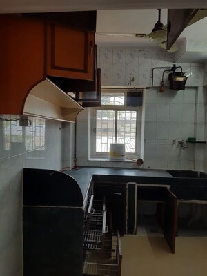 Kitchen in 1 BHK Apartment at Madhavi CHS, Nerul – for Rent