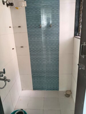 Bathroom in 1 BHK Apartment at Geetanjali Heights, Seawoods – for Rent