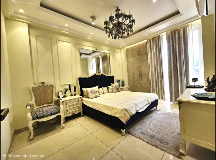 Living Room, gvt-beliston-avenue 3 Bedroom 1800 Sq.Ft. Apartment In Dhakoli Zirakpur 10423333