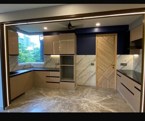 Kitchen in 3 BHK Builder Floor at Sushant Lok I – for Rent