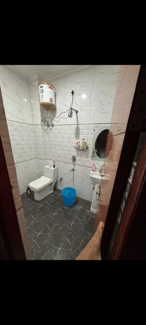 Bathroom in 3 BHK Builder Floor at Vasant Kunj Enclave – for Rent