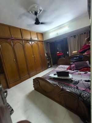 Bedroom in 3 BHK Apartment at Ambika CHS Nerul, Nerul Sector 19 – for Rent