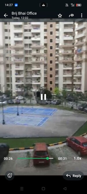 Balcony in 2 BHK Apartment at Supertech Ecovillage II, Sector 16b Greater Noida – for Rent