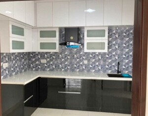 Kitchen in 3 BHK Apartment at Puravankara Palm Beach, Hennur – for Rent