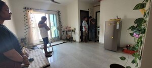 Living Room in 1.5 BHK Apartment at Dosti West County, Balkum Pada – for Rent
