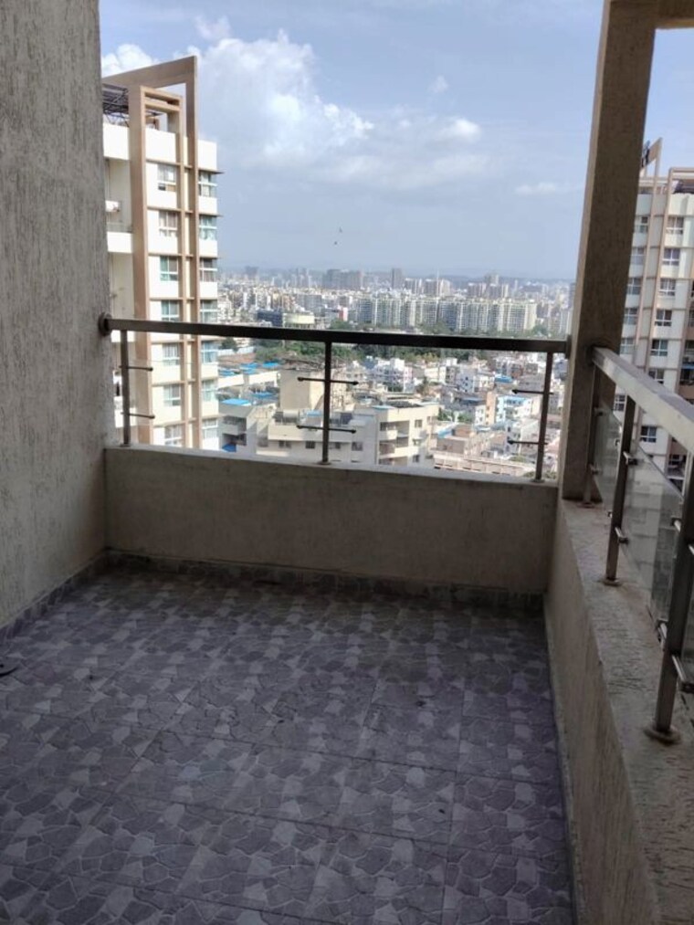 Balcony, vtp-hilife 3 Bedroom 1180 Sq.Ft. Apartment In Wakad Pune 10423462