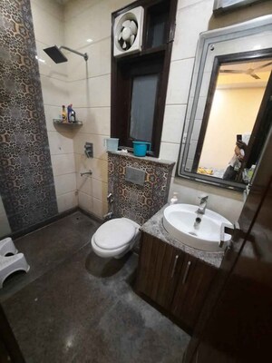 Bathroom in 2 BHK Builder Floor at Malviya Nagar – for Rent