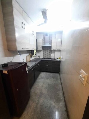 Kitchen in 2 BHK Builder Floor at Malviya Nagar – for Rent