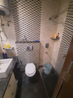 Bathroom in 2 BHK Builder Floor at Malviya Nagar – for Rent
