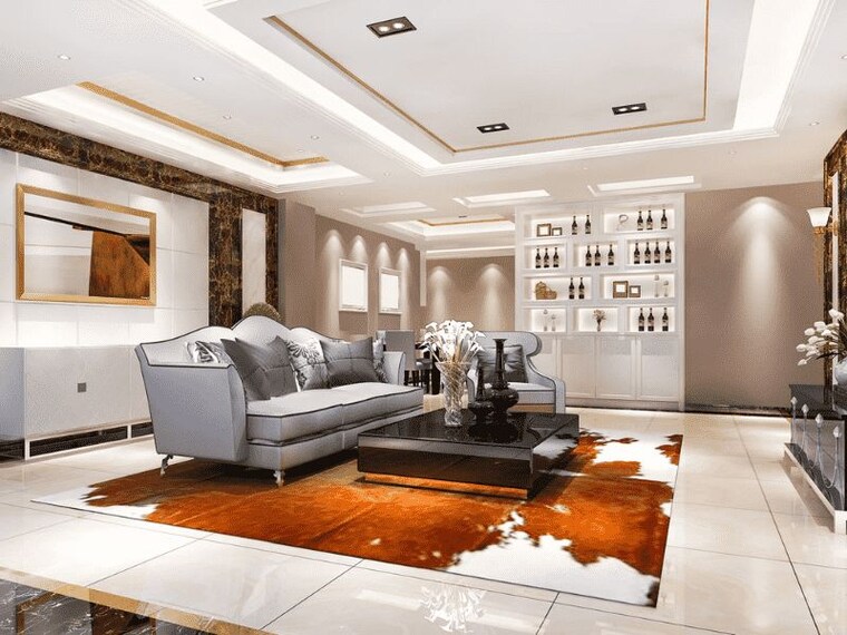 Living Room, rof-pravasa 3 Bedroom 2523 Sq.Ft. Builder Floor In Sector 88a Gurgaon 10423510
