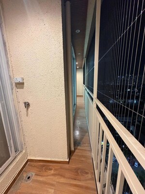 Balcony in 3.5 BHK Apartment at Rattan Icon, Seawoods Sector 50 – for Rent