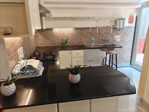 Kitchen in 3 BHK Builder Floor at Vasant Vihar – for Rent