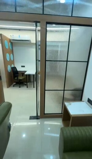 Bathroom in  Office Space at Goyal Titanium Business Park, Makarba – for Rent