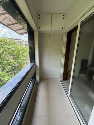 Balcony in 2 BHK Apartment at Raheja Gardens Aspen, Midc Colony – for Sale