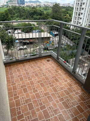 Balcony in 2 BHK Apartment at Saarrthi Skybay, Mahalunge – for Rent
