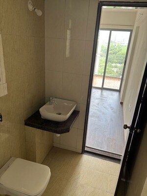 Bathroom in 2 BHK Apartment at Saarrthi Skybay, Mahalunge – for Rent