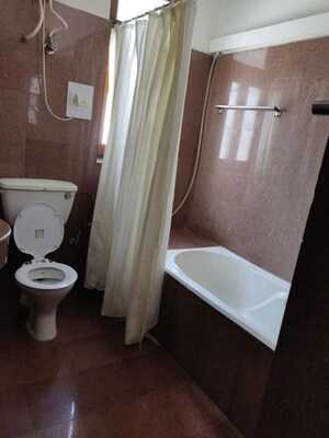 Bathroom in 2 BHK Builder Floor at Golf Links – for Rent