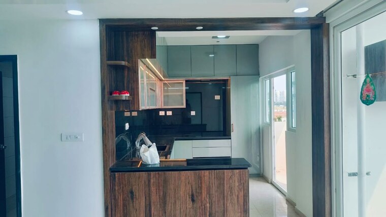 Kitchen, aliens-space-station 3 Bedroom 1432 Sq.Ft. Apartment In Tellapur Hyderabad 10423860