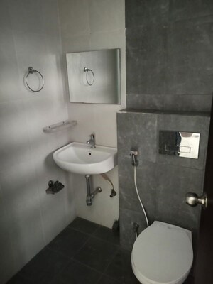Bathroom in 2 BHK Apartment at Shapoorji Pallonji Joyville Hinjewadi, Hinjewadi – for Rent