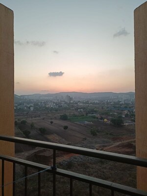 Balcony in 2 BHK Apartment at Shapoorji Pallonji Joyville Hinjewadi, Hinjewadi – for Rent