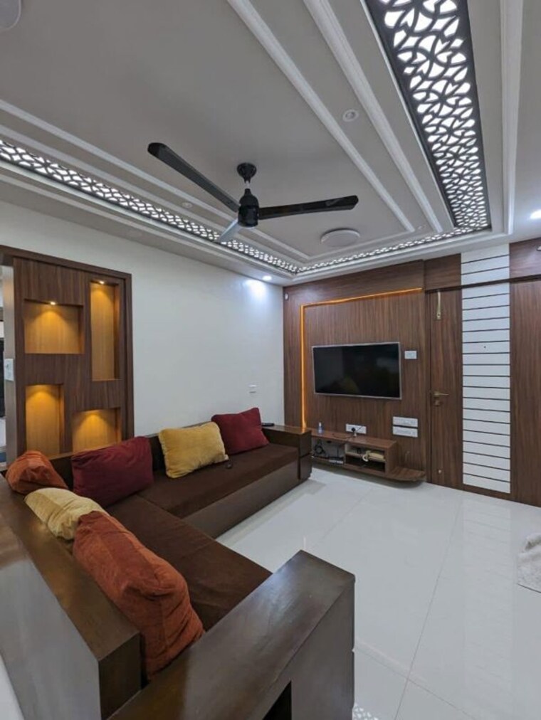 Living Room, gagandhaj-apartment 2 Bedroom 1250 Sq.Ft. Apartment In Baner Pashan Link Road Pune 10423839