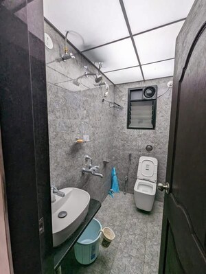 Bathroom in 2 BHK Apartment at Gagandhaj Apartment, Baner Pashan Link Road – for Rent