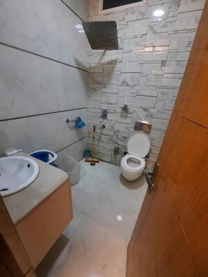 Bathroom in 3 BHK Builder Floor at Malviya Nagar – for Rent