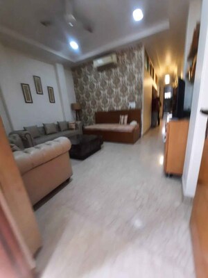 Living Room in 3 BHK Builder Floor at Malviya Nagar – for Rent