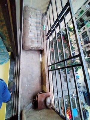 Balcony in 1 BHK Apartment at Kailash Tower Virar West, Virar West – for Rent