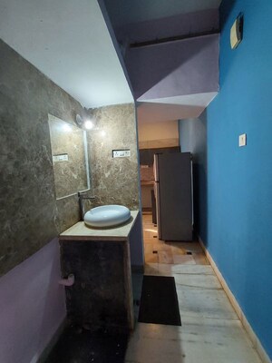 Bathroom in 1 BHK Builder Floor at Porvorim – for Rent