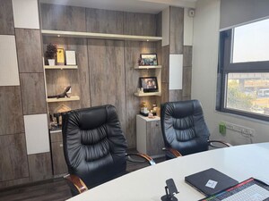 Living Room in  Office Space at Risha Brooklyn Tower, Makarba – for Rent