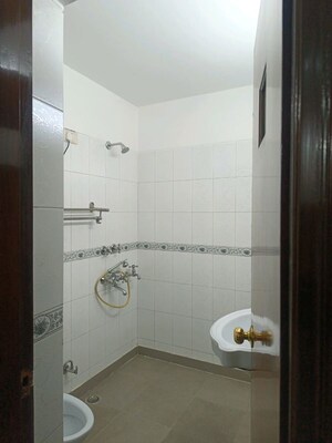 Bathroom in 3.5 BHK Apartment at Vasant Kunj – for Rent