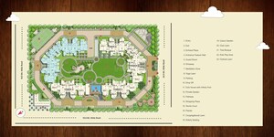 Master Plan in 2 BHK Apartment at Tulsiani Urban Woods, Sushant Golf City – for Rent