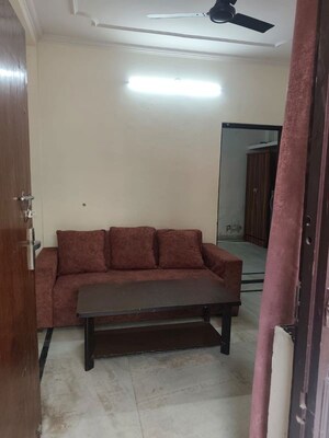 Bedroom in 1 BHK Builder Floor at Sushant Lok I – for Rent
