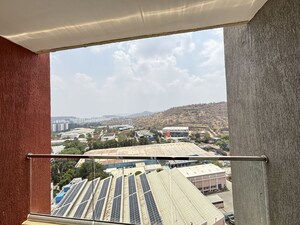 Balcony in 2 BHK Apartment at Welworth Purnam, Hinjewadi – for Rent