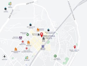 2 BHK Apartment – Map Location View at Shraddha Priva, Mulund West - for Rent