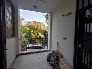 Balcony in 3 BHK Builder Floor at Panchsheel Extension – for Rent